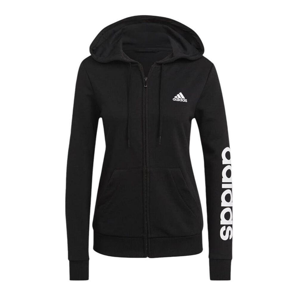 Adidas Women's Essentials Logo Full-zip Hoodie Size XS
